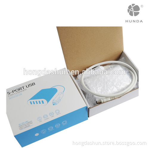 45W Best China supplier 5 port USB Car Charger novelty charging station